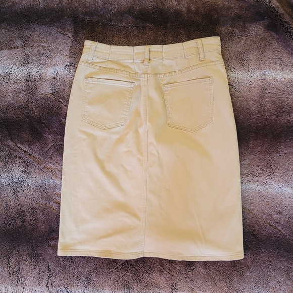 Khaki Skirt sz 10 - Picture 5 of 7